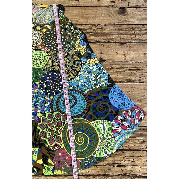 Contro Corrente Women’s OS Colorful Multi Pattern Stretch Sleeveless Dress NWOT - Picture 4 of 8
